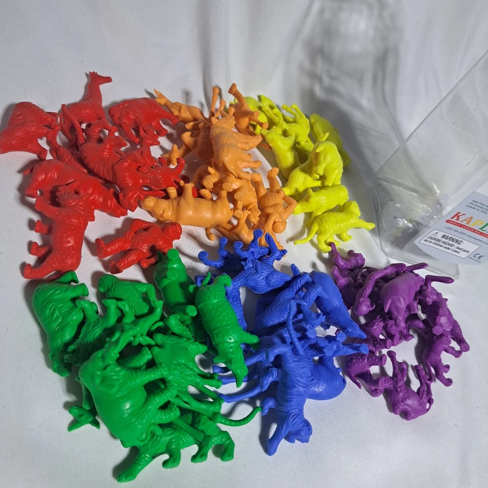Kaplan Wild Animal Counters Early Math‎ Skills - 60 PC